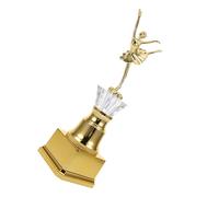 UKCOCO Plastic Dance Trophy 32cm Ballet Competition Award Cup Small Golden Participation Souvenir for Schools Art Festivals