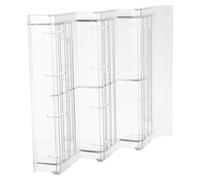 UKCOCO Plastic Display Riser with 3 Tier Slanted Structure for Retail Refrigerated Counters, Food and Drink Display Stand Optimizing Space and Enhancing Visibility