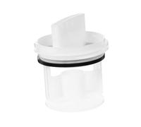 UKCOCO Plastic Drain Pump Plug Washer Drain Pump Fluff Filter Stopper Abs Material White Long Term Use Clog Prevention for Washing Machine in Homes and Hotels