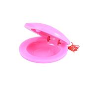 UKCOCO Plastic Finger Castanets Musical for Boy Girl Early Education Percussion Instrument Pink Sensory Music to Enhance Listening Skills Musicality for Preschool Learning Activities