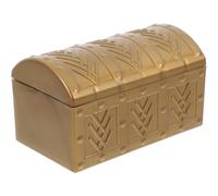 UKCOCO Plastic Mini Treasure Chest with Unique Pirate Design, Compact Multifunctional Storage Box for Plastic Coins and Game Props, for Parties and Carnivals