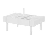 UKCOCO Plastic Test Tubes Rack Lab Tube Holder with Multifunctional and Detachable Design for Laboratory Sampling