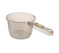 UKCOCO Plastic Water Ladle with Handle Pet Large Water Scoop for Kitchen and Bathroom Hanging Design Sturdy and Wear Resistant for Bathing