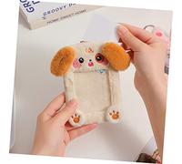 UKCOCO Plush Animal Card Holder Keychain Cute Bus Card Protector Soft Sleeve for Id Credit for Students Teachers Nurses Office Use