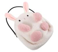 UKCOCO Plush Bunny Shoulder Bag for Women, Soft Kawaii Stuffed Animal Tote with Large Capacity, Cute Girl Bunny Purse Suitable for Casual Outings and Shopping