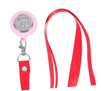 UKCOCO Pocket Watch with Lanyard Dark Medical Clip Watch for Students Professionals Compact Design for Easy Carrying for and Healthcare Workers