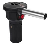 UKCOCO Portable Bbq Air Blower Fan for Camping and Barbecuing, Lightweight Fire Starter with Comfortable Operation, Sturdy Plastic and Aluminum Material, for Outdoor Picnics and Grills