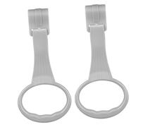 UKCOCO Portable Bed Stand up Rings Boy Girl Pull up Bar for Walking Exercise Lightweight Safety Support for Crib Pull Rings in Gray for Toddlers Walking Confidence