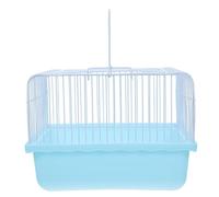 UKCOCO Portable Bird Travel Cage Lightweight Birdcage Multi-functional Window Abs Material Indoor Cage for Small Animals and Lovebirds Suitable for Travel