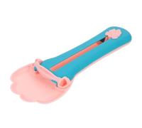 UKCOCO Portable Cat Food Spoon Squeezer 19.5x4x2.1cm Pink Compact Household Cat Feeder Convenient Feeding Accessory for Indoor and Outdoor Use