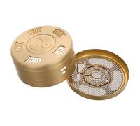 UKCOCO Portable Copper Moxibustion Burner Box with Adjustable Ventilation and Even Heat Distribution for Home Use, Elegant Design Smokeless Moxa Box for Comfortable Acupuncture Therapy