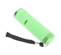UKCOCO Portable Green LED Nail Flashlight with 9 UV Leds, Energy Efficient Aluminum Alloy Detector for True Money Identification, for Travel and Stores