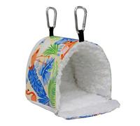 UKCOCO Portable Hamster Nest Warm Cotton Foldable 15X15X15Cm Suitable for Hamsters, Squirrels and Parrots Cage Privacy