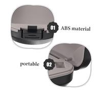 UKCOCO Portable Hearing Aid Protection Storage Box Compact Shockproof Case for Drying and Carrying Hearing Amplifiers Lightweight and Easy to Use for Outdoor Travel