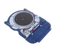 UKCOCO Portable Metal Astronaut-Themed Book Stand for Desk, Adjustable Reading Rack for Magazines and Tablets, Stable Design Enhancing Reading Experience for Studying and Office Use