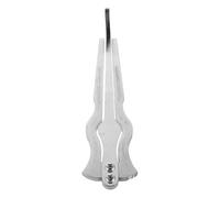 UKCOCO Portable Mouth Harp for Folk Music Silver Curved Jaw Harp Professional Tone Instrument for Beginners and Advanced Players for World Music