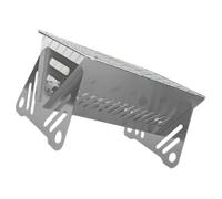 UKCOCO Portable Stainless Steel Detachable Bbq Grill Rack, Mini Folding Outdoor Charcoal Barbecue Stove for Camping and Travel