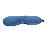 UKCOCO Practical Satin Sleep Eye Mask for Men and Women, Soft Blue 3D Eyeshade Mask with Adjustable Strap, for Travel and Spa Use, Lightweight Blackout Blindfold for Rest