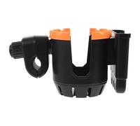 UKCOCO Practical Walker Cup Holder for Seniors and Adults with Simple Design, Made of Sturdy Abs and Rubber Materials, Suitable for Coffee Cups and Arm Rests, for Festival and Christmas