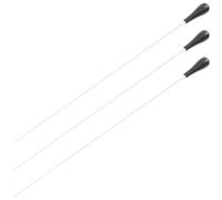 UKCOCO Professional Music Conducting Baton Extended Thickened Grip 3pcs with Black Resin Shaft and Anti-slip Handle for Stable Control, for Live Show Band Events and Indoor Concert