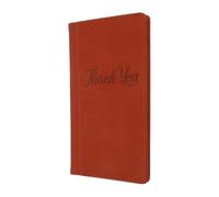 UKCOCO Pu Leather Restaurant Tip Clip Check Presenter, Receipt Holder and Bill Book for Servers, Light Brown Guest Check Holder for Cafe and Restaurant Use