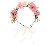 UKCOCO Purple Comfortable and Firm Garland Fabric Hair Flower with Wreath Fit for Texture, Beautiful Floral Headband Holiday Accessory Beach Performance Party