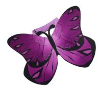 UKCOCO Purple Felt Cloth Cat Wing Costume with Lovely Butterfly Wings Convenient to Carry Kitten Clothes Chic and Simple Design Pet Cosplay Accessory for Halloween Party