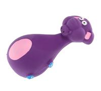 UKCOCO Purple Latex Squeaky Dog for Puppies, Cartoon Elephant Shape | Chewing Play, Teeth Cleaning, Boredom Relief, Daily Use, Safe for Dogs, Avoids Furniture Damage
