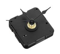 UKCOCO Quartz Clock Mechanism Kit with Hands Battery Powered for DIY Repair | Silent Low Noise Movement, Black Plastic and Metal Build, Fits 10-12cm Faces and Small Desk Decor