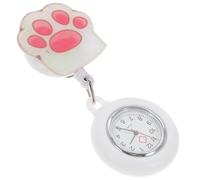 UKCOCO Quartz Movement Clip-On Nurse Pocket Watch with Silicone Cover and Easy-to-Read Dial for Healthcare Workers
