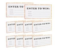 UKCOCO Raffle Tickets 50Pcs with Space for Contact Info and Motivational Message for Event Use in Fundraisers and Local Community Gatherings