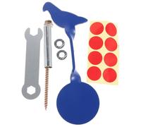 UKCOCO Reactive Steel Target Heavy-Gauge Metal Plates with Stake Mount for Long-Range Shooting and Skill Assessment