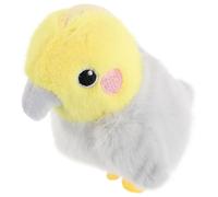 UKCOCO Rechargeable Interactive Cat in Bird Shape with Chirping Sounds and 7 Working Modes, Plush Material, Smart Sensing Technology for Cat Playing and Home Use