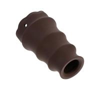 UKCOCO Red Porcelain Moxibustion Pot Body Moxa Cup Massager, Black, for Body Scraping and Moxibustion, Adjusts Physiological and Biochemical Functions, Dispels Cold Feeling