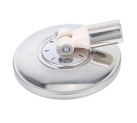 UKCOCO Replaceable Rotating Mop Rod Head Attachment Wear Resistant Round Disc Replacement Mop Head for Efficient Floor Cleaning Compatible Accessories with Screw Design