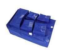 UKCOCO Replacement Cleaning Bag for Janitorial Cart Made of Sturdy Oxford Cloth with Enhanced Durability and Multi-functional Design, Suitable for Trash Collection and Cleaning