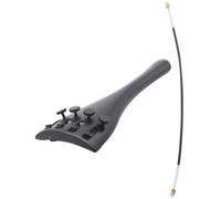 UKCOCO Replacement for Professional Suitable Cello Enthusiasts Players and Tailpiece 4-hole Metal Abs Multi-functional Accessory Black Colour Sturdy and Not Easy to Rust