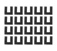 UKCOCO Replacement Sponge Filter Intensive Filtration for Pet Water Fountain with U Shape Design 20pcs and Effortless Maintenance Black Colour Suitable for Cats and Small Pets