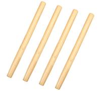 UKCOCO Replacement Wooden Handles 4Pcs for Garden Hand Tools with Non-Slip Grip 35-40Cm Suitable for Weeds Removing and Farming