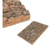 UKCOCO Reptile Bark Platform Natural Cork Bark Background 40X30Cm Climbing Wall for Bearded Dragons, Tortoises, Geckos, and Amphibians