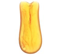 UKCOCO Resin Gua Sha Scraping Massage Tool for Face and Eyes, Brown Muscle Scraper Enhances Blood Flow and Improves Skin Texture, for Home Use and Travel Facial Massage