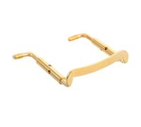 UKCOCO Rest for Secure Fit and Easy Installation Violin Chin Clamp Screws 4/4 Metal with Dual Screw Design Stylish Golden Replacement Parts Suitable for Performances and Playing