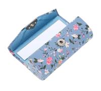 UKCOCO Retro Embroidered Flower Pattern Lipstick Case Mirror Floral Lipstick Box for Women for Vanity Cases and Makeup Storage Organiser