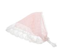 UKCOCO Retro Triangle Scarf Vintage Hair Bandana French Lace Headscarf Boho Style Soft Breathable Fabric Summer Accessories for Women Outdoor Wear