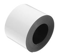 UKCOCO Reusable Magnetic Writable Name Tag Labels 50mm White Blank Erasable Strips for Whiteboards, Refrigerators, and Storage Organization - 3m Roll Multipurpose DIY Magnetic Label