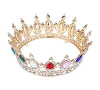 UKCOCO Rhinestone Crown Headpiece for Women Wedding, Alloy Material Glitter Design, Suitable for Cosplay and Bridal Events, Elegant Girls Hair Accessories