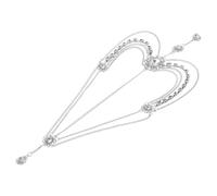 UKCOCO Rhinestone Head Chain Hair Accessory for Women and Brides Lightweight Comfort with Adjustable Length Metal and Plastic Materials Elegant for Formal Dinner and Special Occasions
