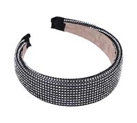 UKCOCO Rhinestone Headband Wide Hairband Comfortable and Breathable Simple Headdress Adornment and Adults Suitable for Personal Party and Going