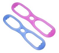 UKCOCO Rope for Strength 8 Silicone 2pcs with Word Chest Pull Developer Fitness Design, Odorless Resistance Bands and Good Tensile Properties, Suitable Muscle Yoga Body Building