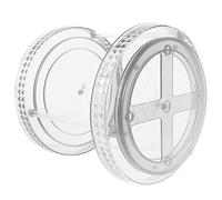 UKCOCO Rotary 2 Tier Cosmetic and Perfume Storage Tray Desktop Organizer for Vanity and Bathroom Use